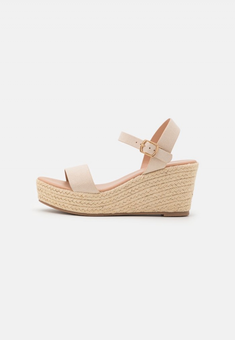 Anna Field Cheapest Platform Sandalen Dames Beige | NL-1637849-KM