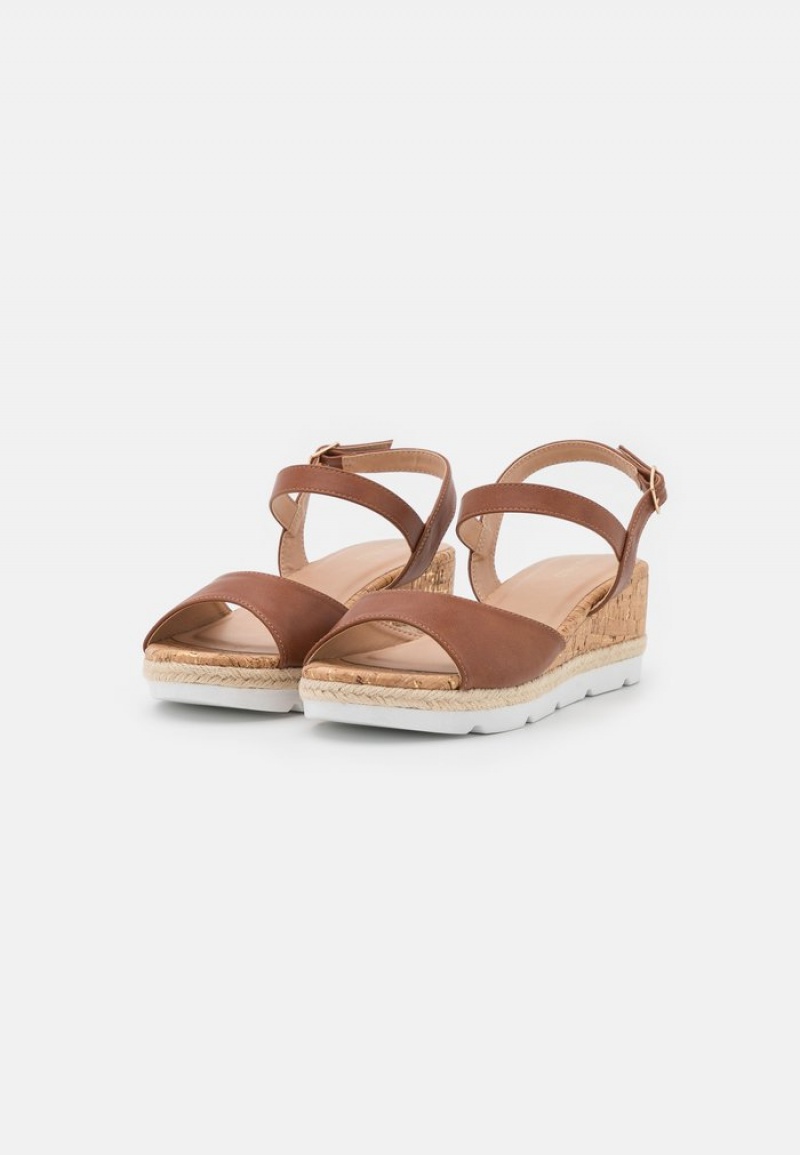 Anna Field Coupon Comfort Espadrilles Sandalen Dames Bruin | NL-9587613-SG