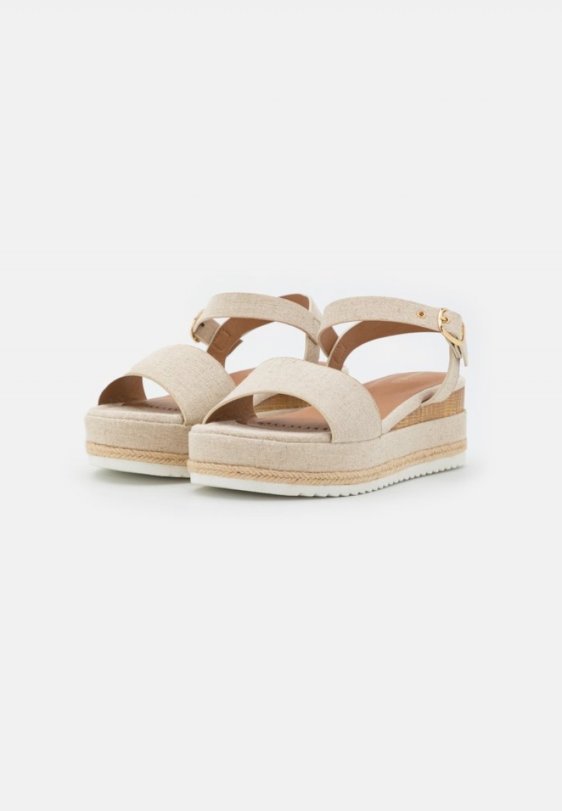 Anna Field Coupon Comfort Espadrilles Sandalen Dames Beige | NL-2679184-LS