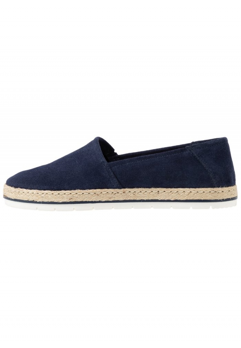 Anna Field Coupon Leather Espadrilles Laag Schoenen Dames Donkerblauw | NL-3948271-SV