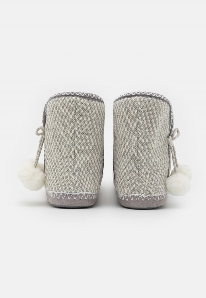 Anna Field Coupon Slippers Enkellaarzen Dames Lichtgrijs | NL-4976018-MB