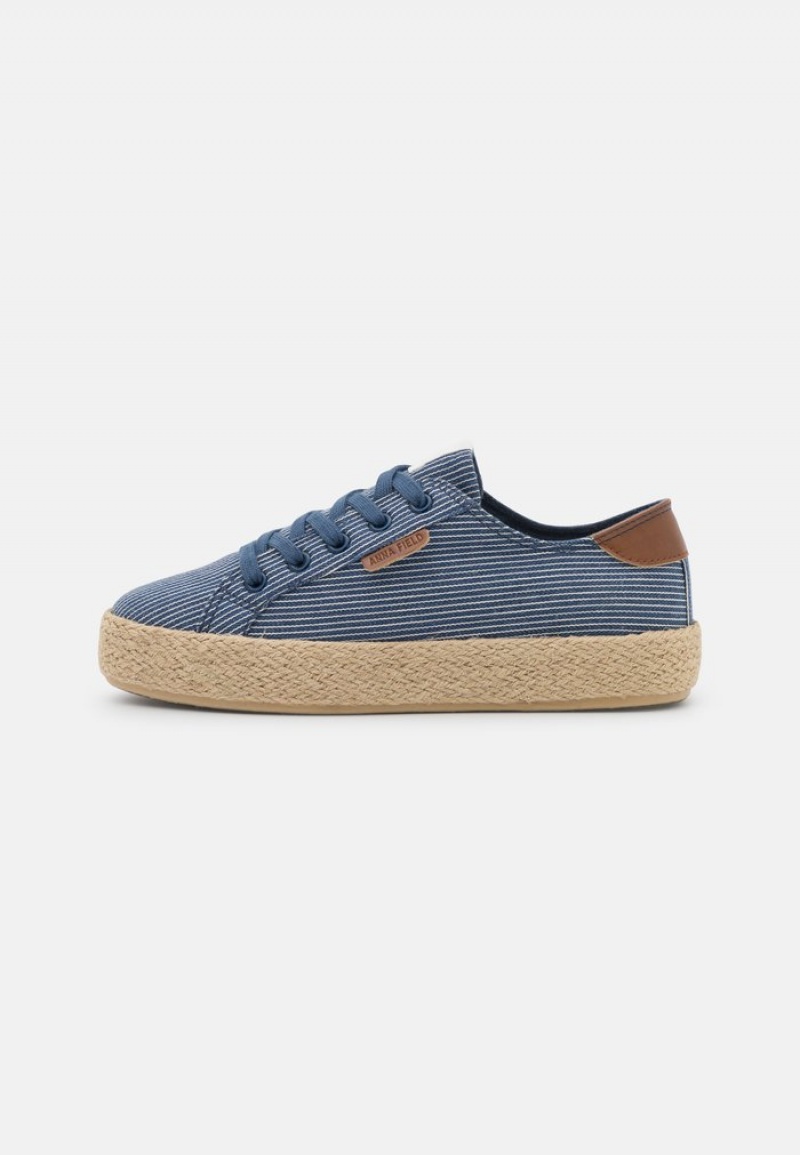 Anna Field Coupon Vrijetijds Kanten-Ups Laag Schoenen Dames Blauw | NL-7890316-ZL