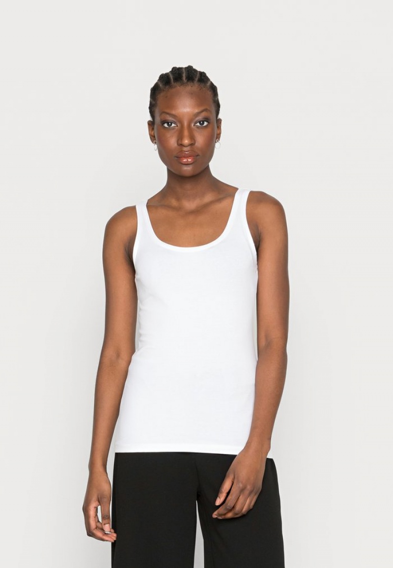 Anna Field Deals Basic Tank 3Er Pack Top T-Shirt Dames Donkerblauw | NL-1542037-GQ