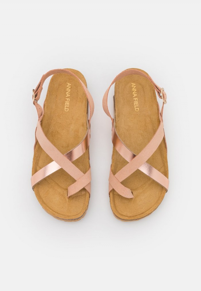 Anna Field Deals T-Bar Sandalen Dames Roze | NL-0637591-MP