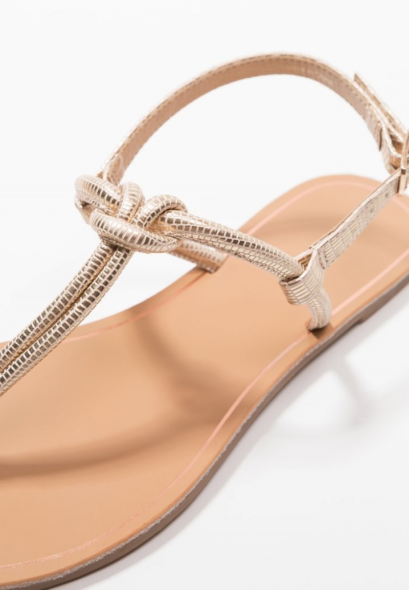 Anna Field Deals T-Bar Sandalen Dames Roze Goud | NL-7685910-PI