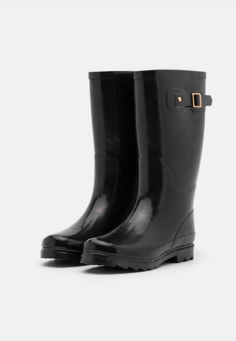 Anna Field Deals Wellies Laarzen Dames Zwart | NL-5092738-XC