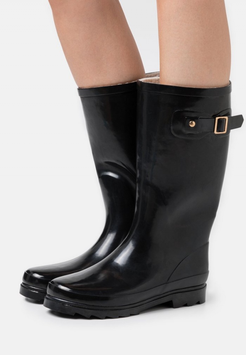 Anna Field Deals Wellies Laarzen Dames Zwart | NL-5092738-XC