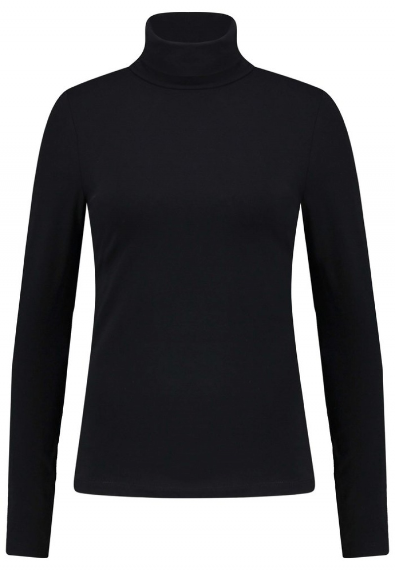 Anna Field Discount Basic Roll Neck Lange Mouwen Dames Zwart | NL-0428753-EL