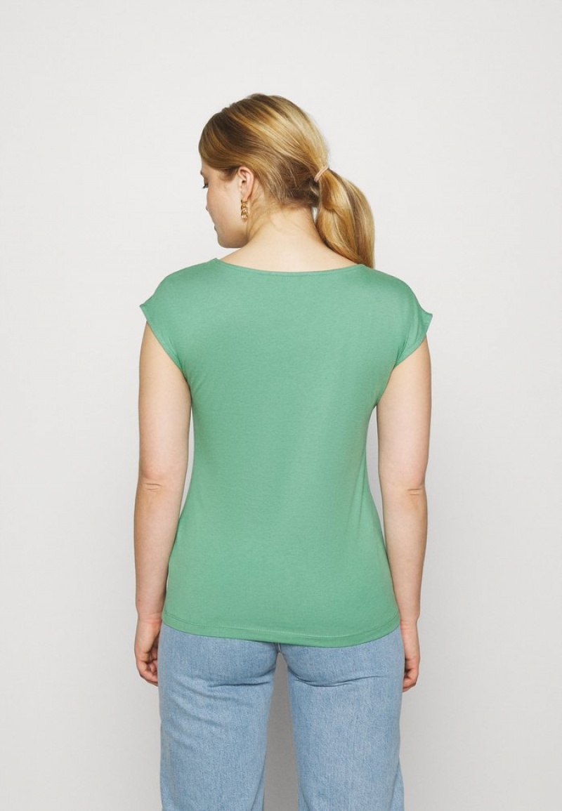 Anna Field Discount Basic T-Shirt Dames Groen | NL-3746208-SZ