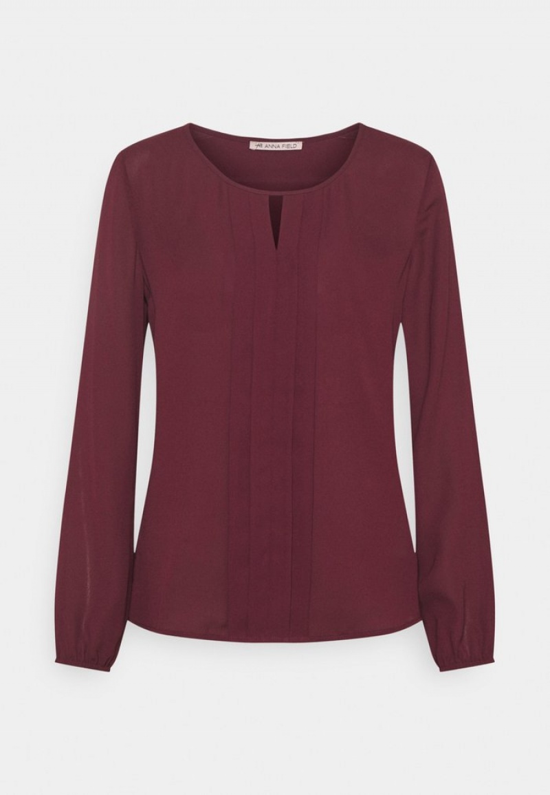 Anna Field Discount Lange Mouwen Dames Bordeaux | NL-1546802-WB