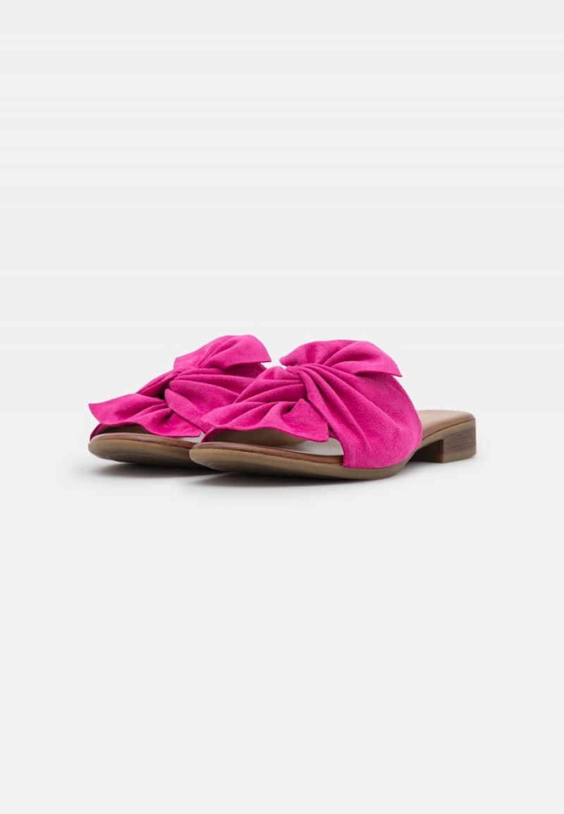 Anna Field Discount Leather Mules Dames Roze | NL-8746139-CA