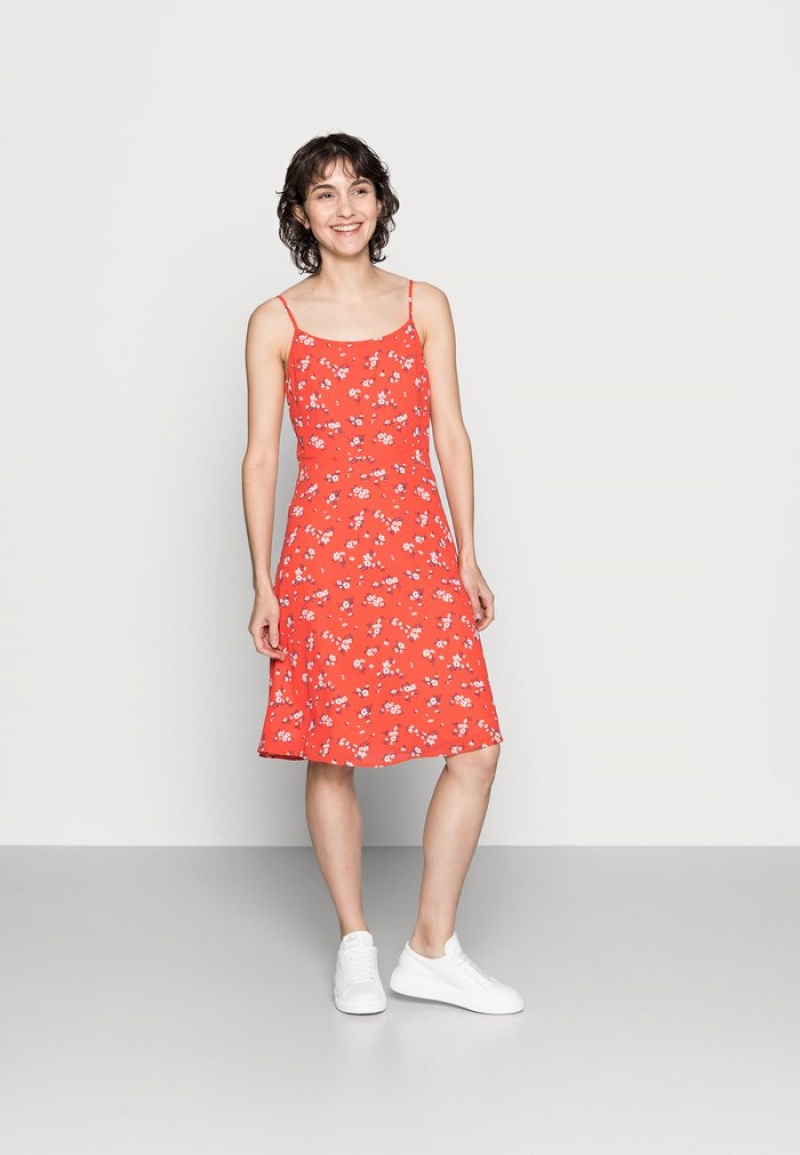 Anna Field Discount Strappa Fit And Flare Day Jurk Dames Rood | NL-6894052-LM