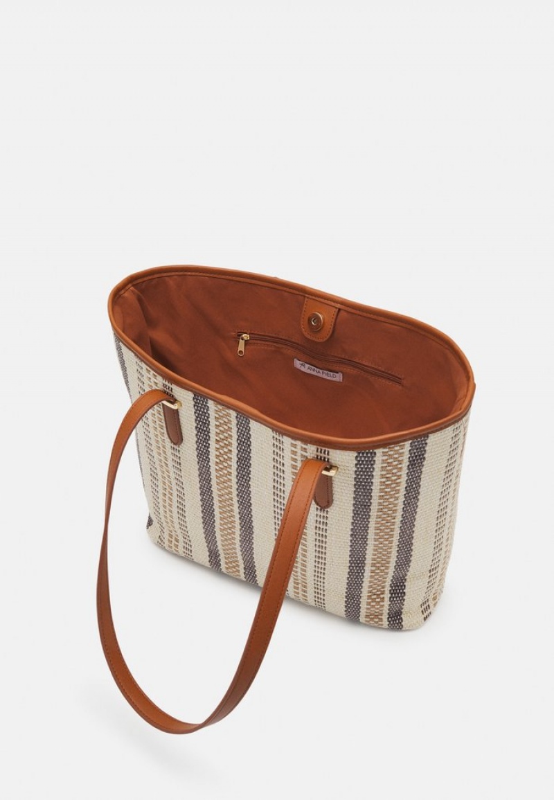 Anna Field Discount Tote Tassen Dames Bruin | NL-1275398-OW