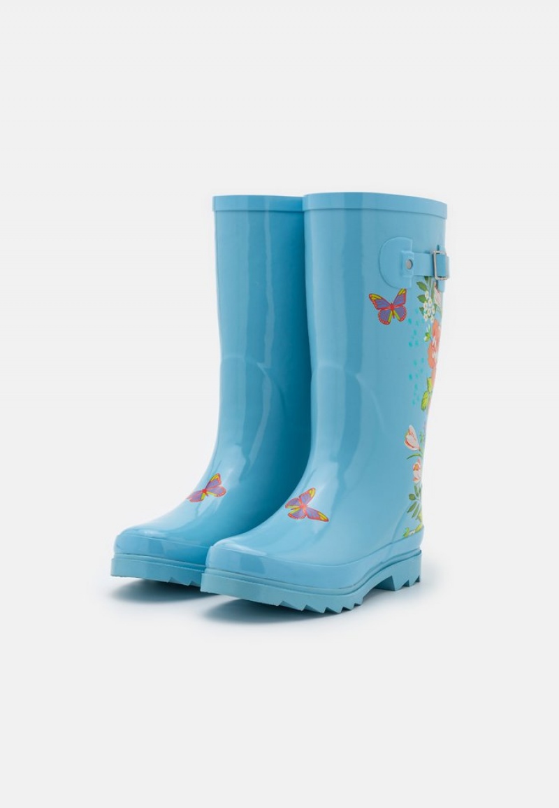 Anna Field Discount Wellies Laarzen Dames Lichtblauw | NL-1346792-VI