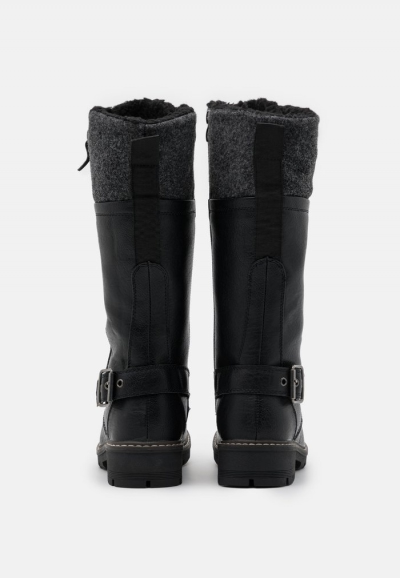 Anna Field Discount Winterlaarzen Dames Zwart | NL-4538721-NC