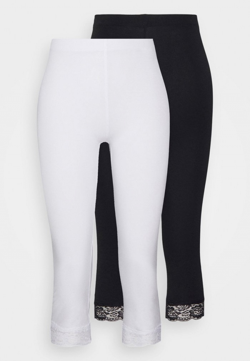 Anna Field Flash Sale 2 Pack Leggings Broek Dames Zwart | NL-9061345-ZI