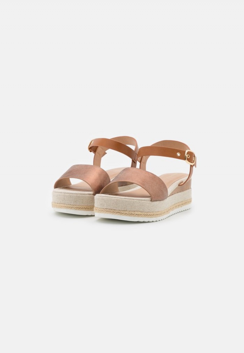 Anna Field Flash Sale Comfort Espadrilles Sandalen Dames Bruin | NL-2089674-NE