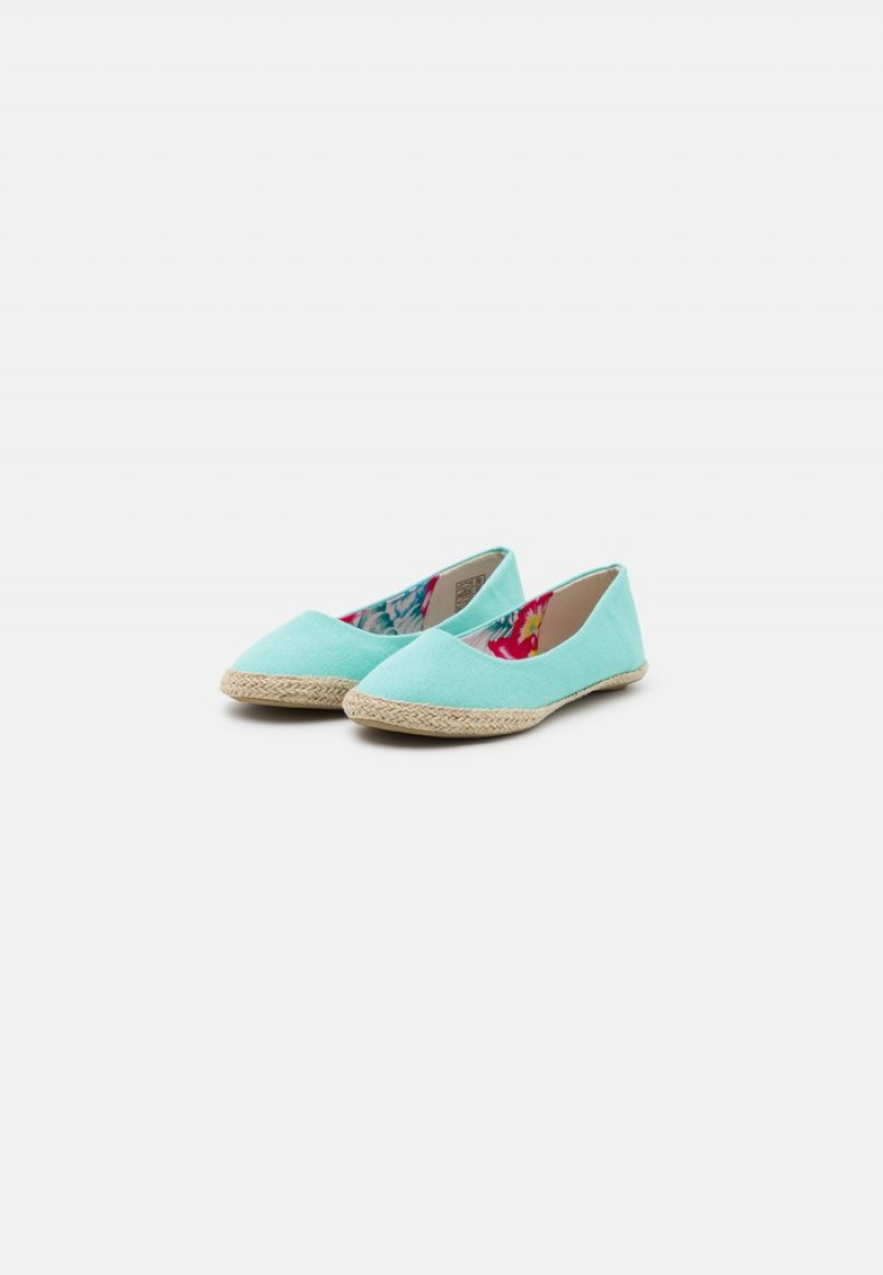 Anna Field Flash Sale Espadrilles Ballerina Schoenen Dames Mintgroen | NL-8317624-XF