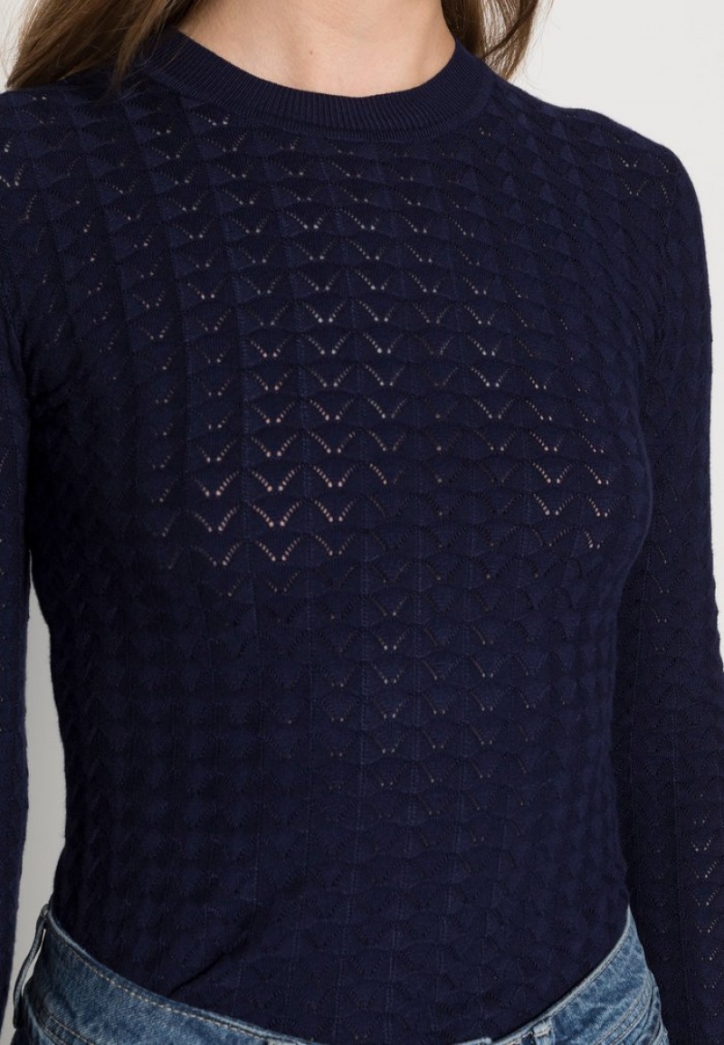 Anna Field Flash Sale Jumper Pullover Dames Donkerblauw | NL-6740815-NL