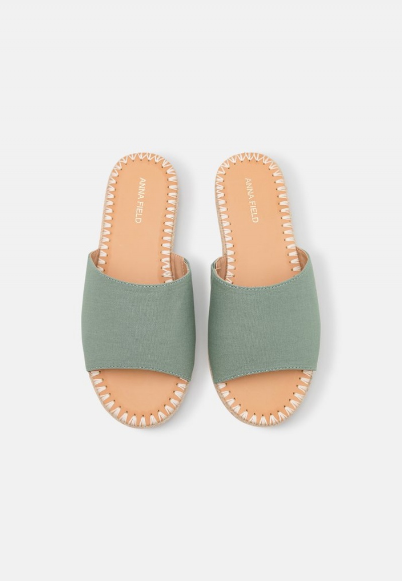 Anna Field Flash Sale Mules Dames Mintgroen | NL-7391462-FJ