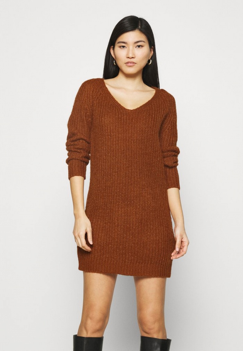 Anna Field Hot Sale Jumper Jurk Dames Bruin | NL-9514038-TD