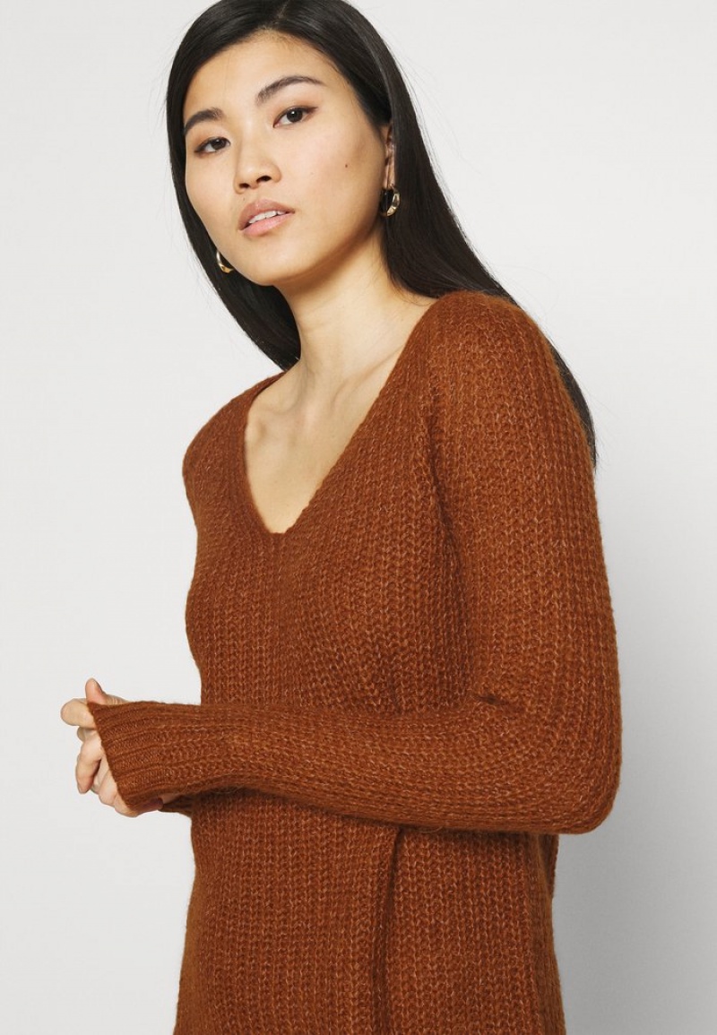 Anna Field Hot Sale Jumper Jurk Dames Bruin | NL-9514038-TD