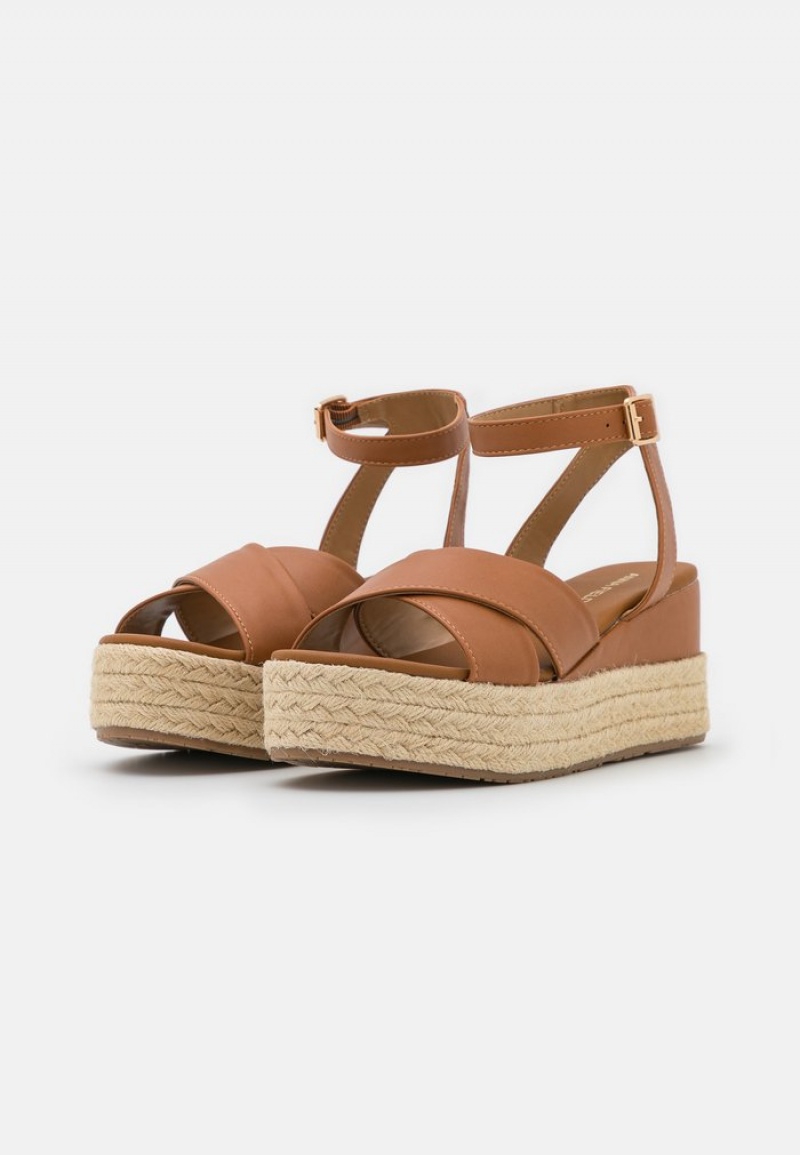 Anna Field Hot Sale Platform Sandalen Dames Bruin | NL-3159268-CE