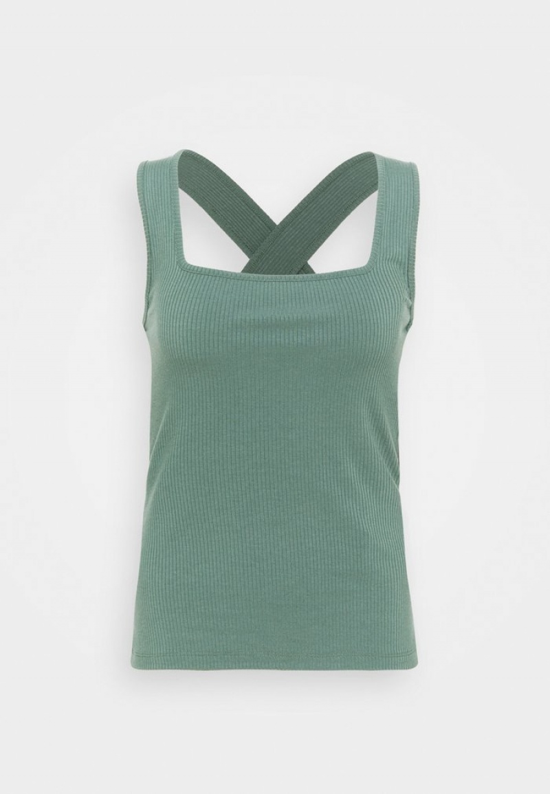 Anna Field Hot Sale Top T-Shirt Dames Groen | NL-4753801-UY