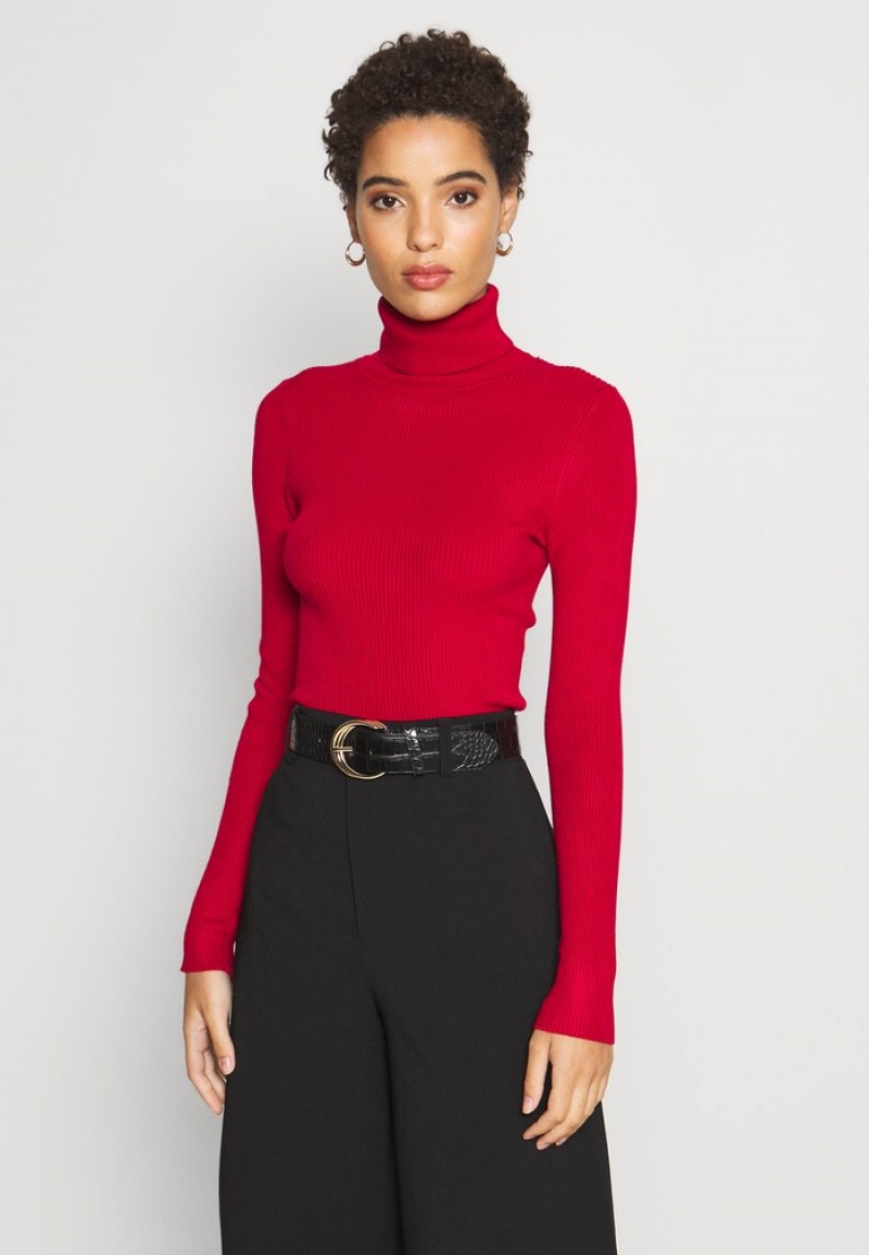 Anna Field Hot Sale Turtle Neck Jumper Pullover Dames Rood | NL-1305267-YO