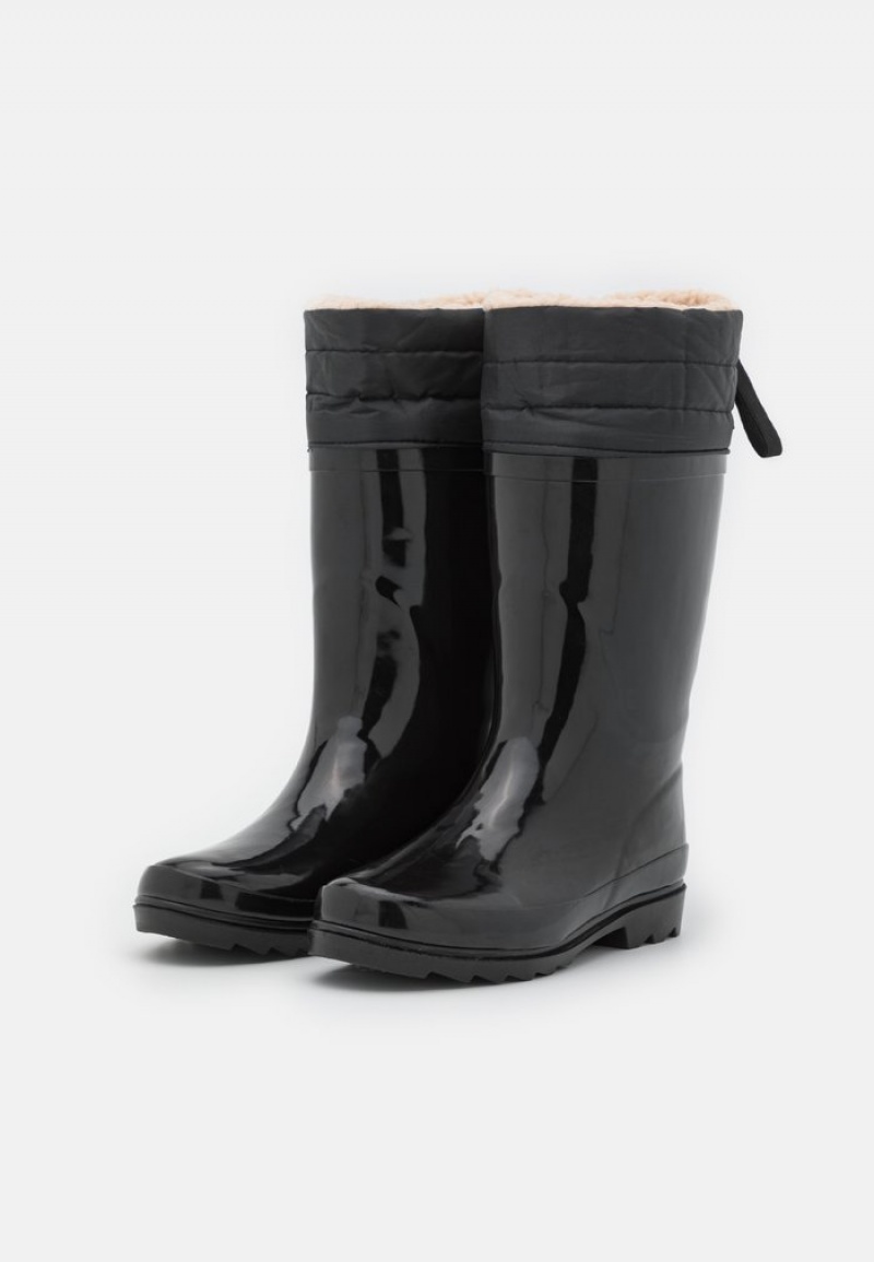 Anna Field Hot Sale Wellies Laarzen Dames Zwart | NL-6540731-WZ