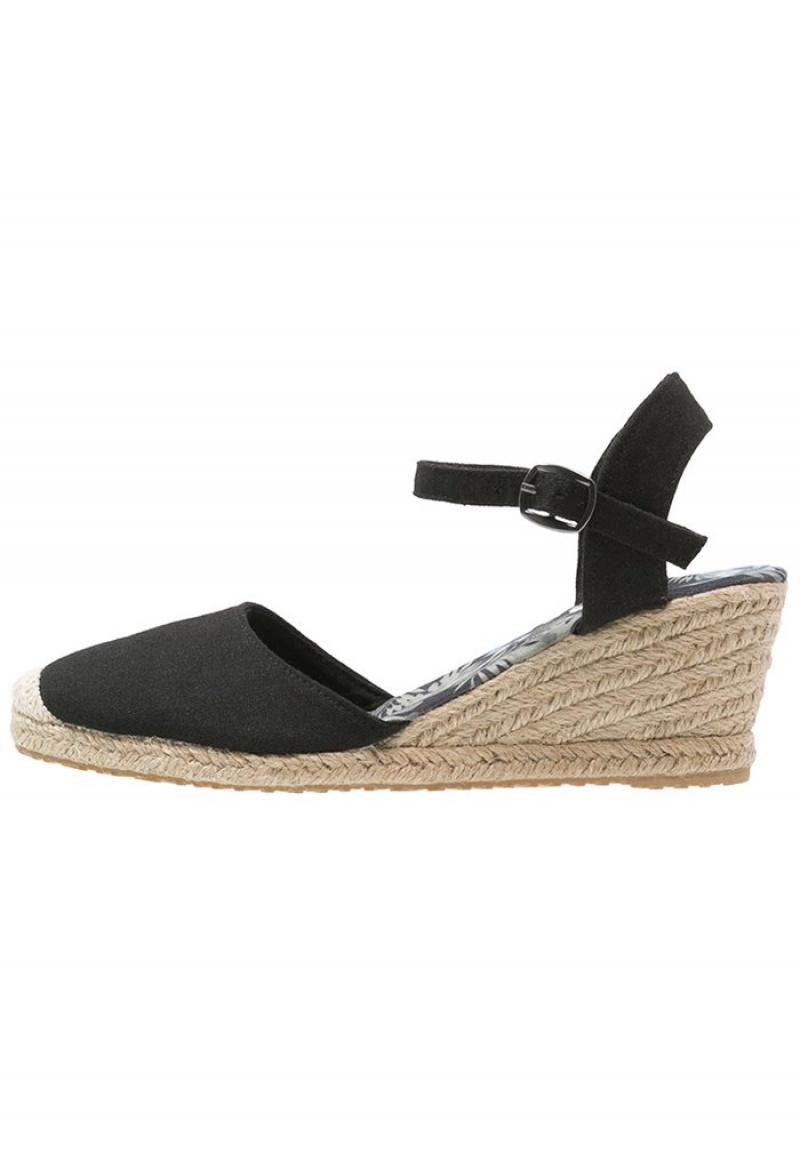 Anna Field New Espadrilles Sandalen Dames Zwart | NL-2901876-NC