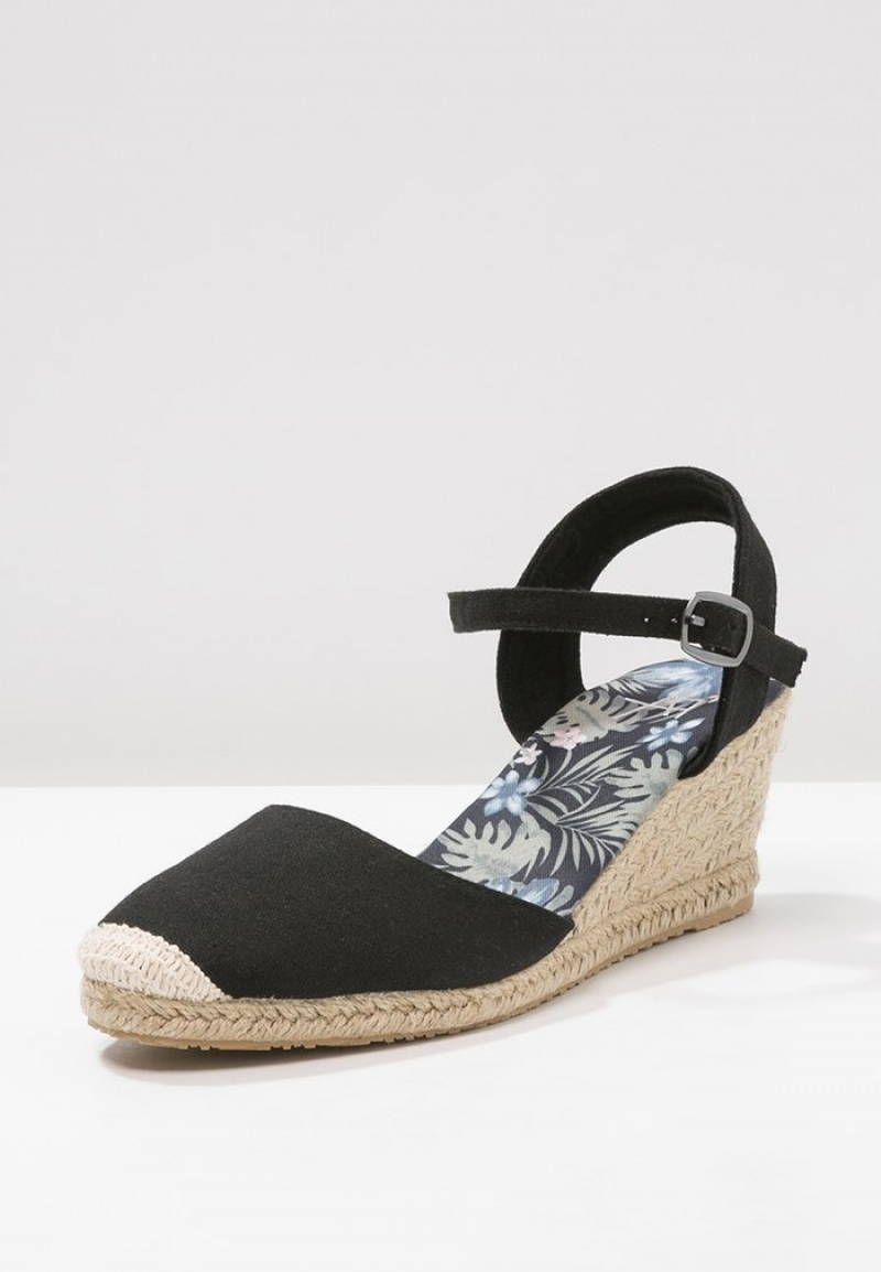 Anna Field New Espadrilles Sandalen Dames Zwart | NL-2901876-NC