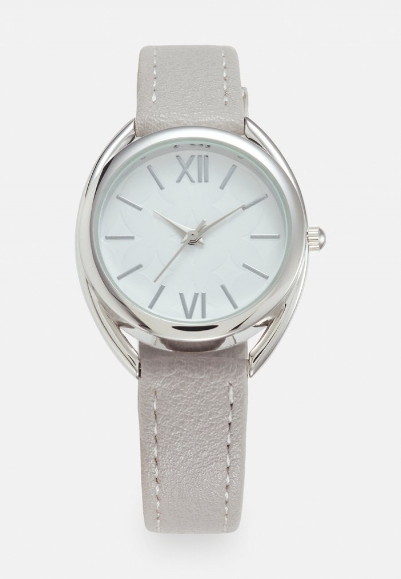 Anna Field New Horloge Dames Lichtgrijs | NL-3720458-QH