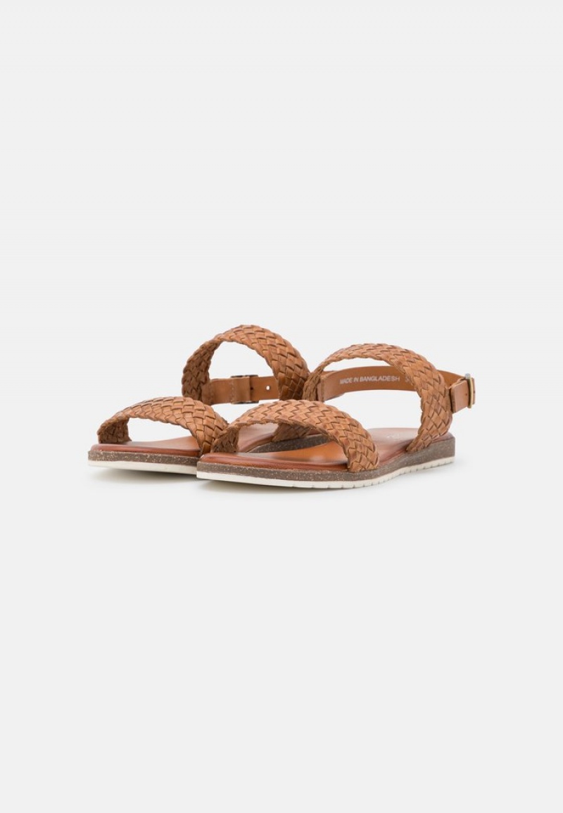 Anna Field New Leather Sandalen Dames Bruin | NL-2679805-GT