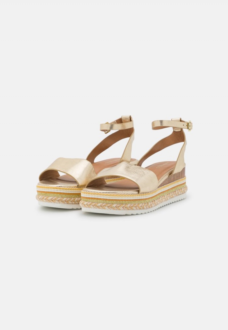 Anna Field New Sandalen Dames Goud | NL-0869524-OU