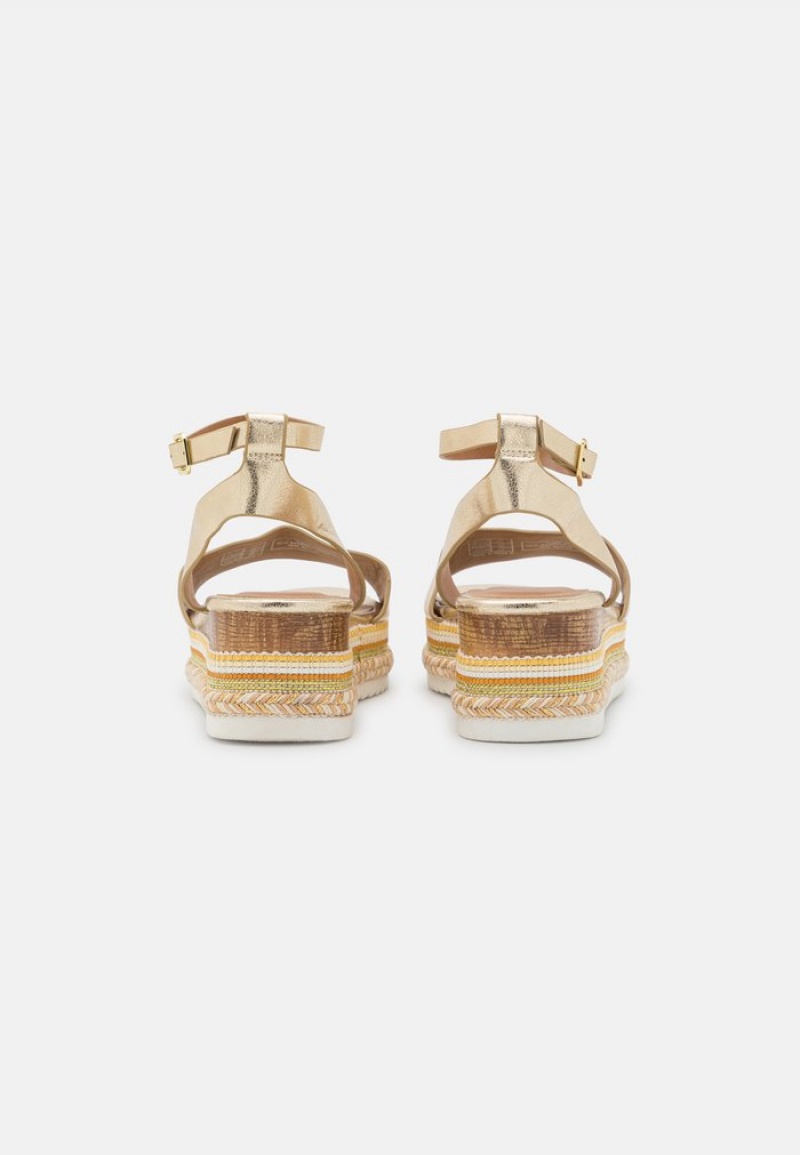 Anna Field New Sandalen Dames Goud | NL-0869524-OU