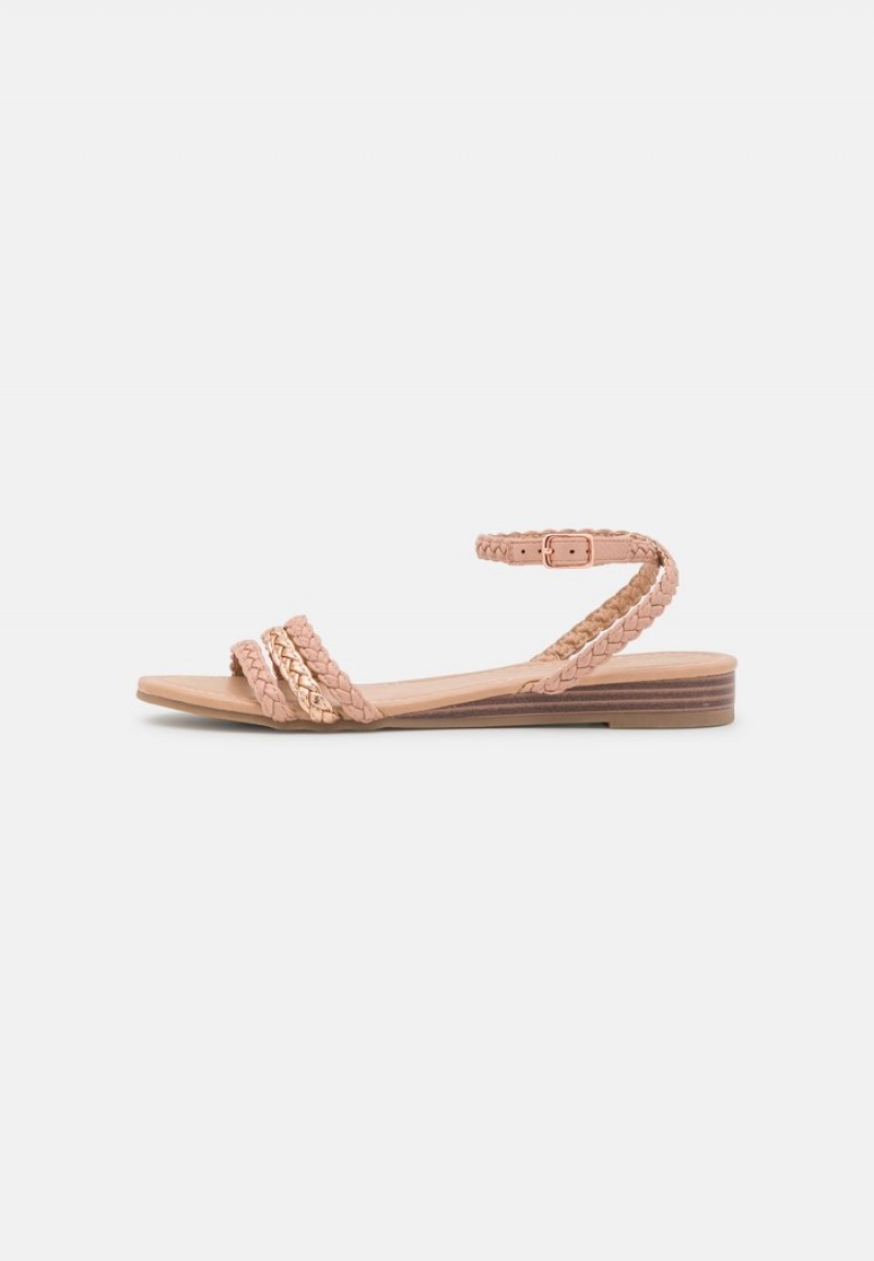 Anna Field New Sandalen Dames Roze Goud | NL-1620839-WI