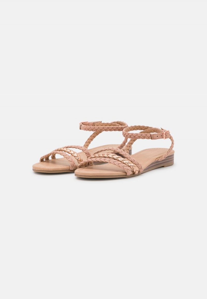 Anna Field New Sandalen Dames Roze Goud | NL-1620839-WI