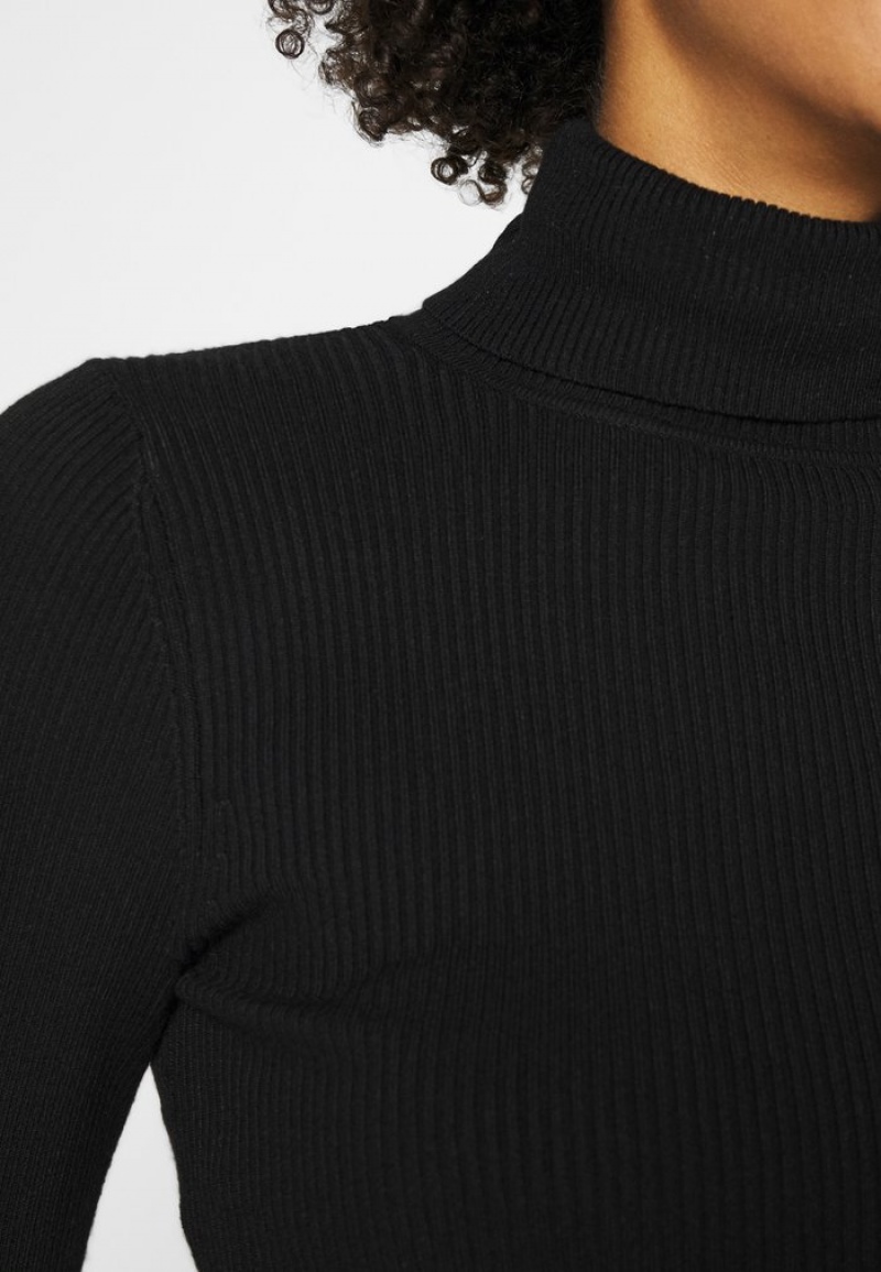 Anna Field New Turtle Neck Jumper Pullover Dames Zwart | NL-7415926-RO