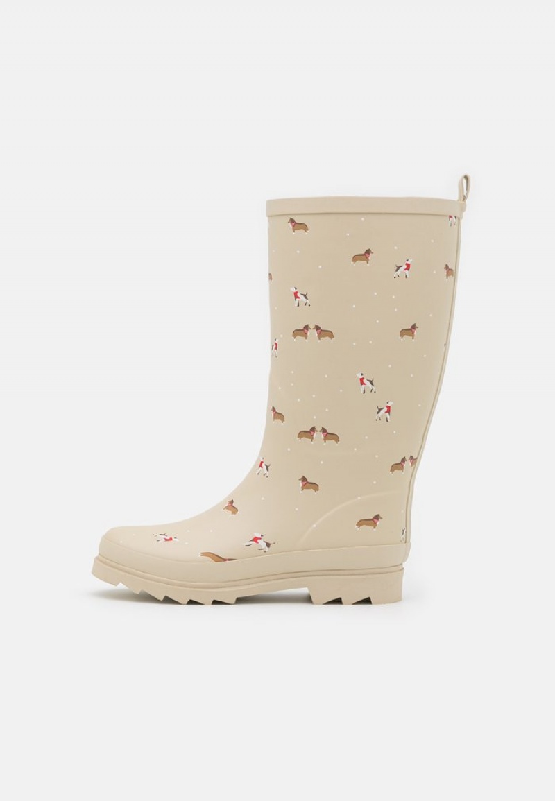 Anna Field New Wellies Laarzen Dames Beige | NL-4582710-PO