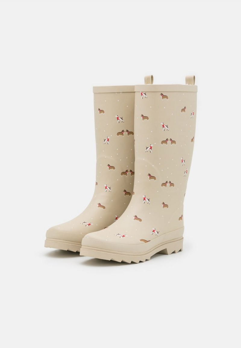 Anna Field New Wellies Laarzen Dames Beige | NL-4582710-PO