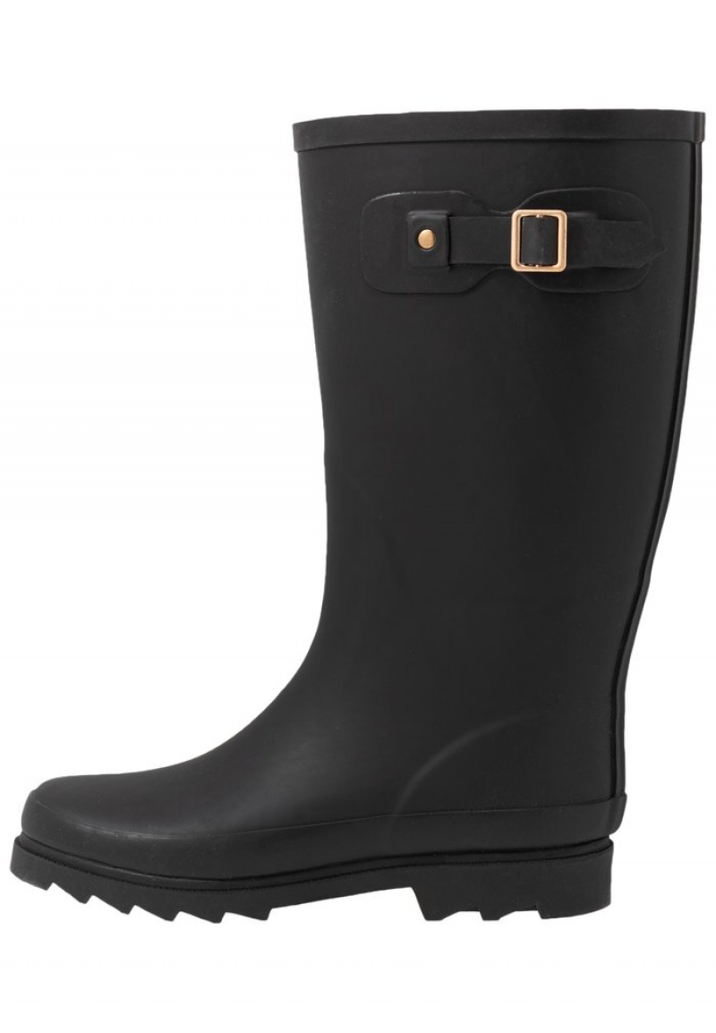 Anna Field New Wellies Laarzen Dames Zwart | NL-5209346-AS