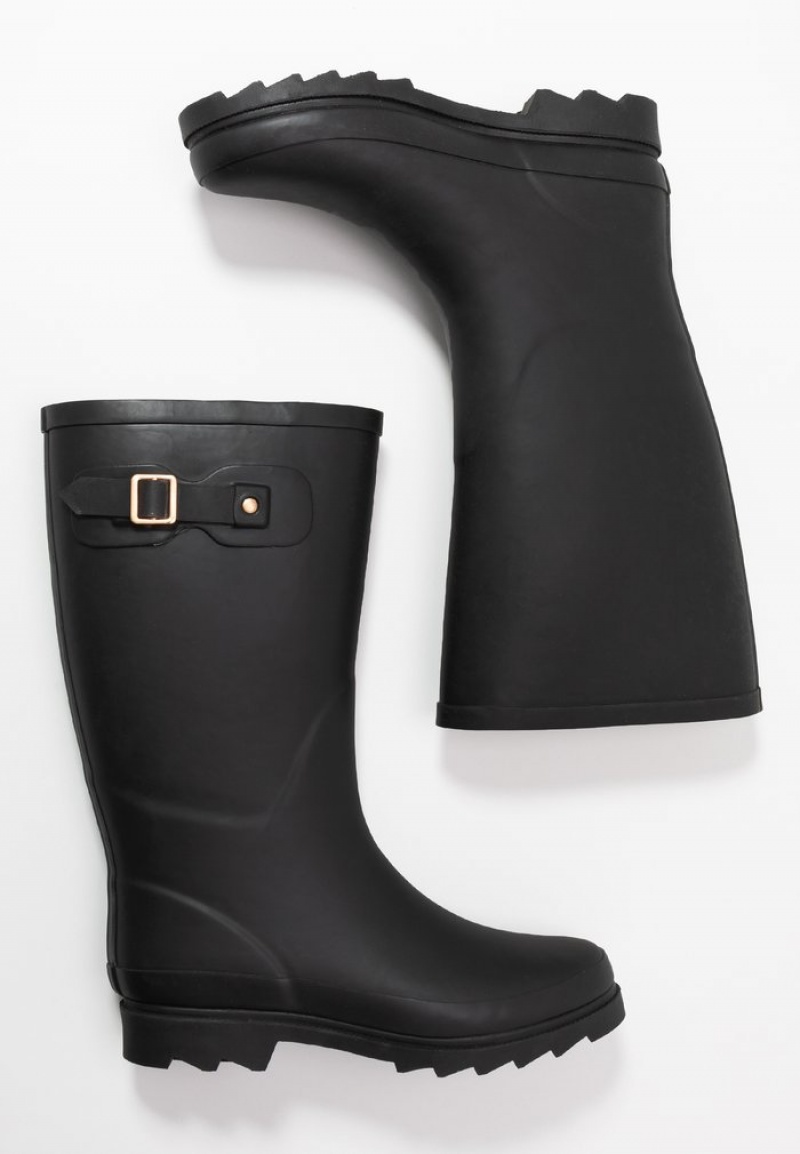 Anna Field New Wellies Laarzen Dames Zwart | NL-5209346-AS