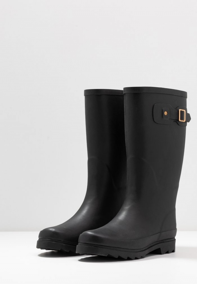 Anna Field New Wellies Laarzen Dames Zwart | NL-5209346-AS