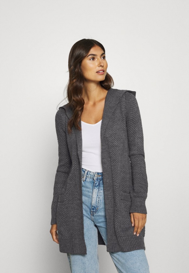 Anna Field Outlet Cardigan Dames Donkergrijs | NL-3847029-IF