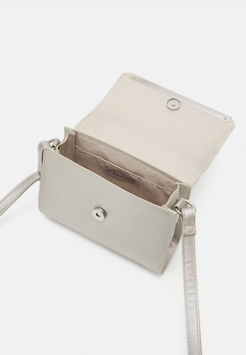 Anna Field Outlet Crossbodytassen Dames Zilver | NL-5369178-YR