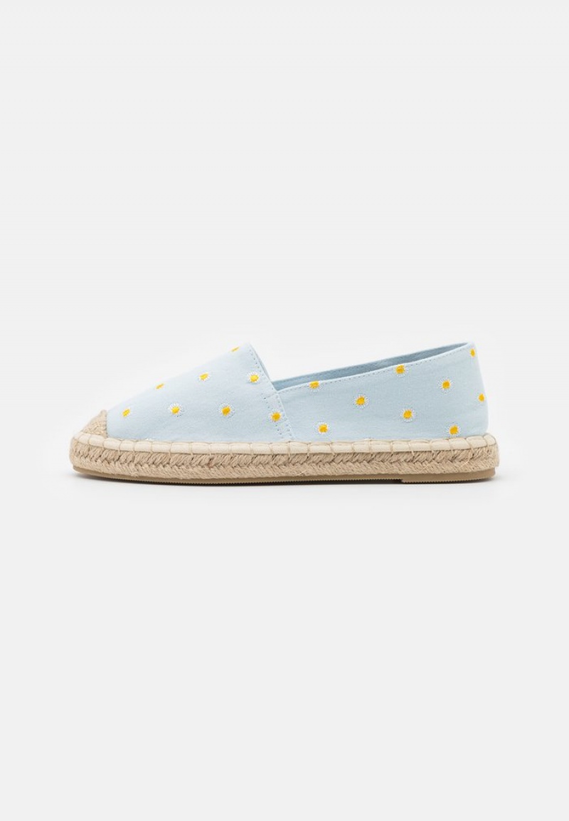 Anna Field Outlet Espadrilles Laag Schoenen Dames Lichtblauw | NL-9743210-NT