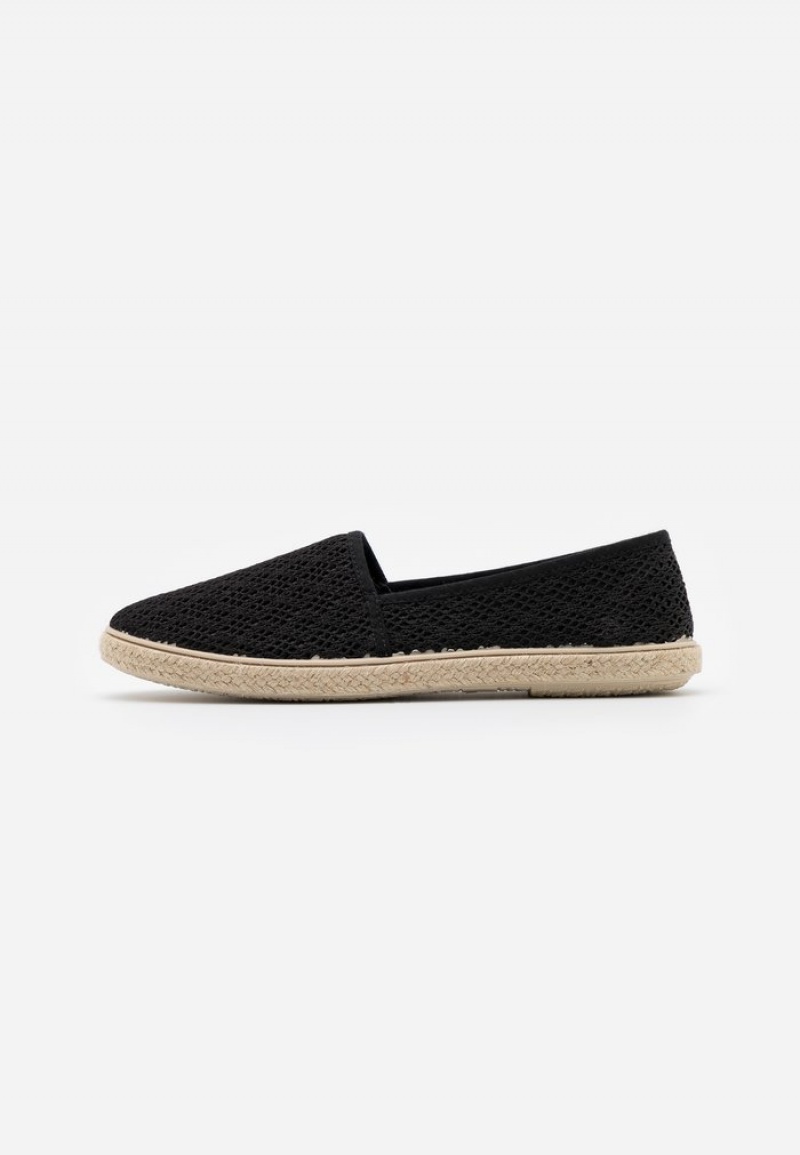 Anna Field Outlet Espadrilles Laag Schoenen Dames Zwart | NL-7168392-QO