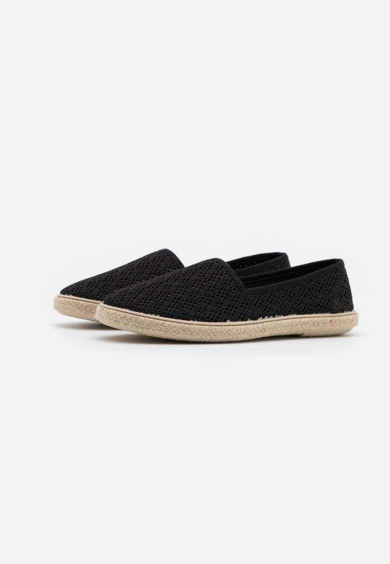 Anna Field Outlet Espadrilles Laag Schoenen Dames Zwart | NL-7168392-QO