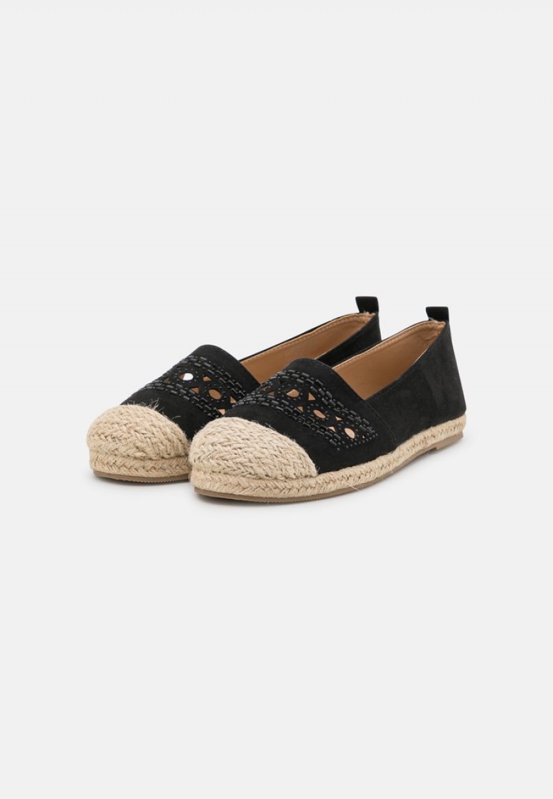 Anna Field Outlet Espadrilles Laag Schoenen Dames Zwart | NL-5301829-XI